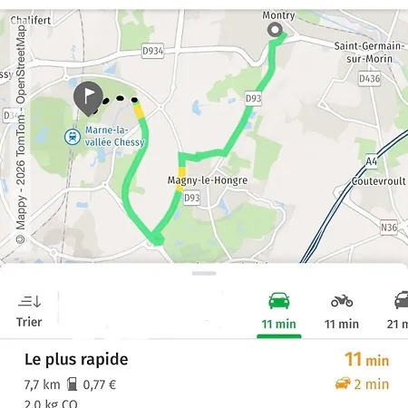 Apartamento Bientôt Thème La Reine Des Neiges 4-5 Personnes, Climatisé, Disneyland à 10 Min Montry